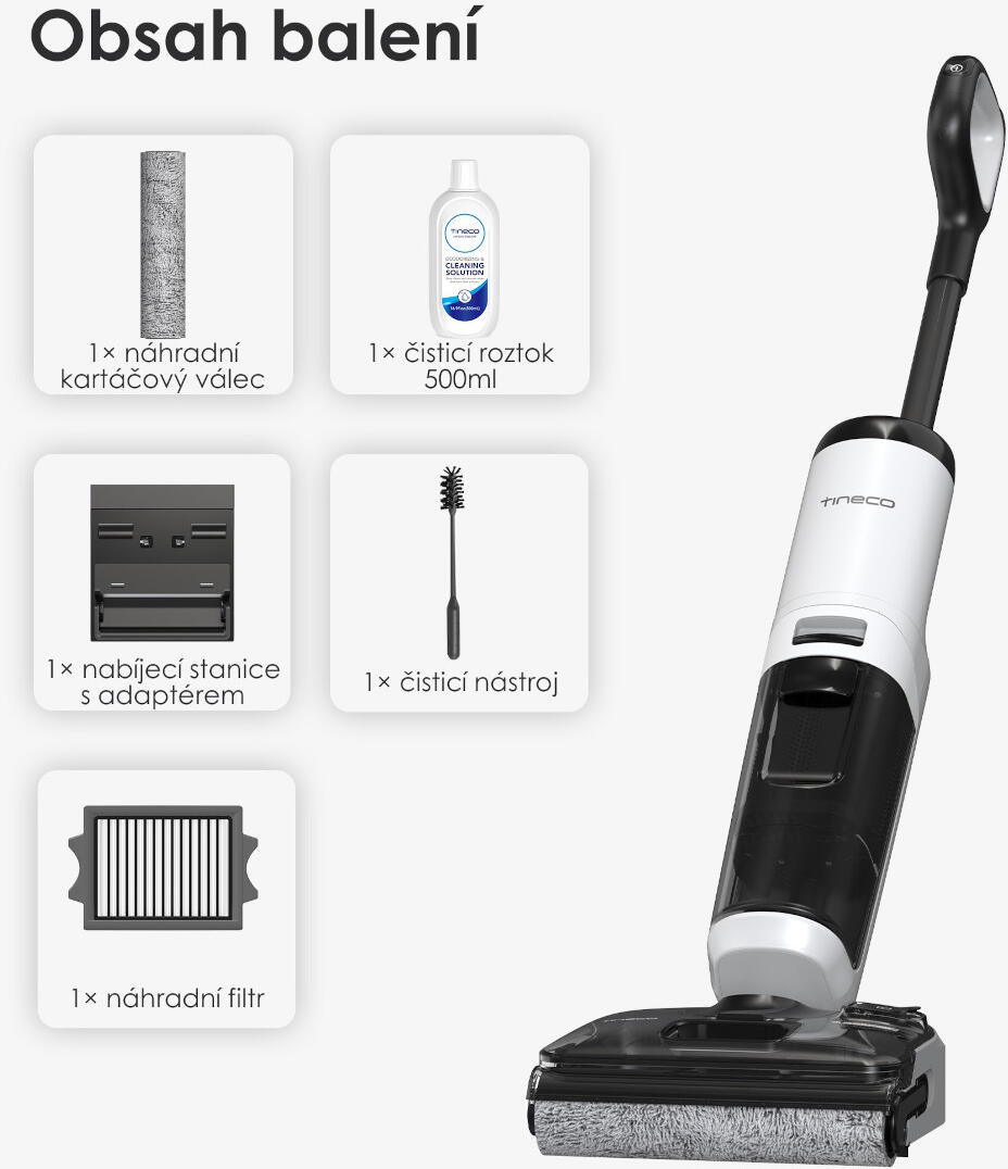 Bezpečný a ekologický přípravek Tineco DeoClean Solution