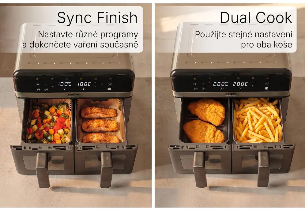 Fritéza Sencor SFR 8800SS INOX – druhý pohled